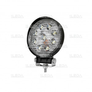 Фара рабочая, LED 24W (12/24В) круглая (8x3W/узкий луч 30°) Фара рабочая, LED 24W (12/24В) круглая (8x3W/узкий луч 30°)