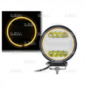 Фара рабочая, LED 30W (12/24В) круглая (Y-angels) (гибридный луч) Фара рабочая, LED 30W (12/24В) круглая (Y-angels) (гибридный луч)