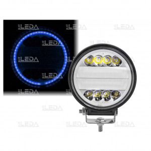 Фара рабочая, LED 30W (12/24В) круглая (В-angels) (гибридный луч) Фара рабочая, LED 30W (12/24В) круглая (В-angels) (гибридный луч)