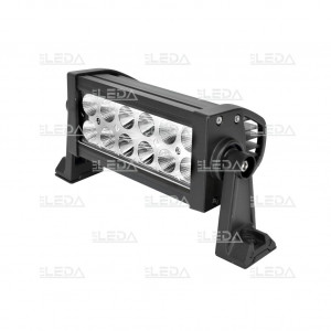 Фара рабочая, LED 36W (12/24В) прямоугольная (L=173мм) (12x3W/гибридный луч) Фара рабочая, LED 36W (12/24В) прямоугольная (L=173мм) (12x3W/гибридный луч)