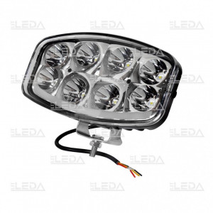 Фара рабочая, LED 64W (12/24В) овал (гибридный луч) Фара рабочая, LED 64W (12/24В) овал (гибридный луч)
