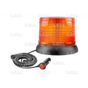 Маяк проблесковый LED (12В/24В) (магнит +3 болта крепления)