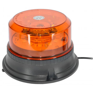 Маяк проблесковый LED (12В/24В) (магнит +3 болта крепления)