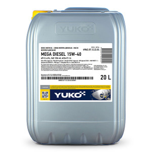 Олива моторна MEGA DIESEL 15W-40 API CI-4/SL, ACEA E7 (20л.) мінерал. (YUKOIL) Олива моторна MEGA DIESEL 15W-40 API CI-4/SL, ACEA E7 (20л.) мінерал. (YUKOIL)
