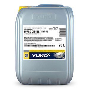 Олива моторна TURBO DIESEL 15W40 API CD/SF, ACEA E2 (20л.) мінерал. (YUKOIL) Олива моторна TURBO DIESEL 15W40 API CD/SF, ACEA E2 (20л.) мінерал. (YUKOIL)